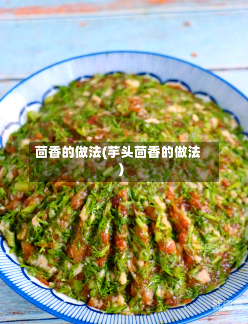 茴香的做法(芋头茴香的做法)