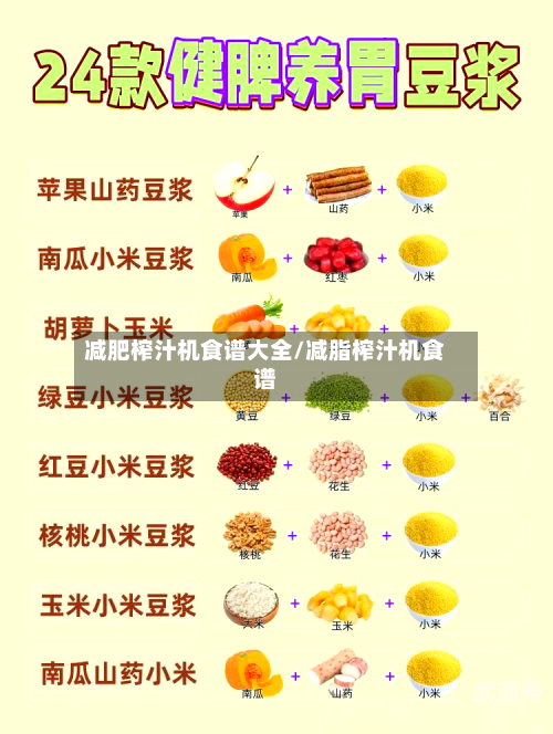 减肥榨汁机食谱大全/减脂榨汁机食谱