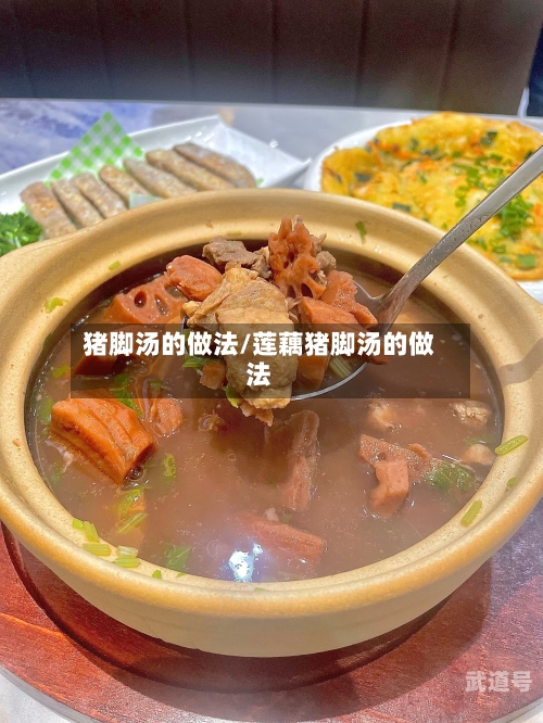猪脚汤的做法/莲藕猪脚汤的做法