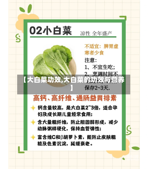 【大白菜功效,大白菜的功效与营养】