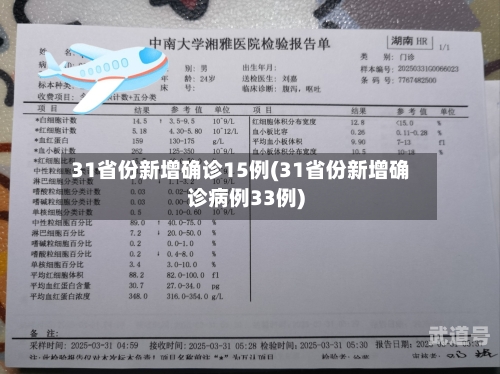 31省份新增确诊15例(31省份新增确诊病例33例)