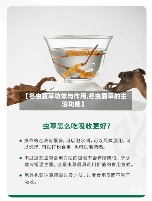 【冬虫夏草功效与作用,冬虫夏草的主治功能】