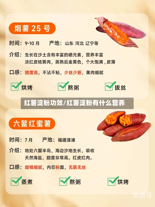 红薯淀粉功效/红薯淀粉有什么营养