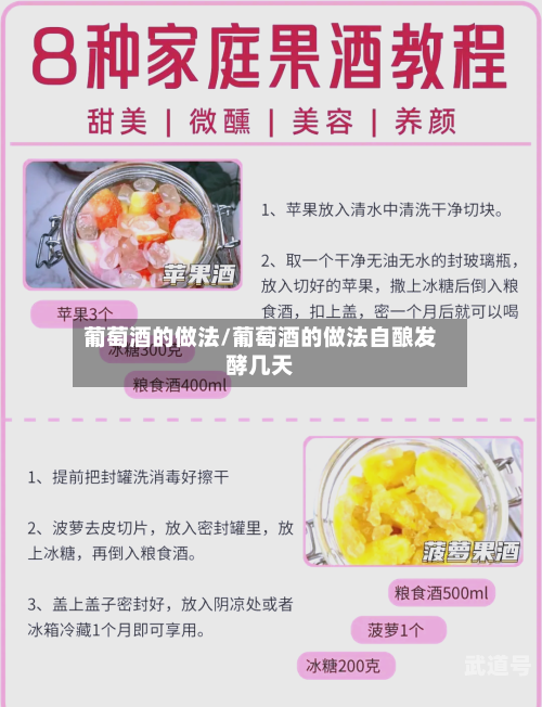 葡萄酒的做法/葡萄酒的做法自酿发酵几天
