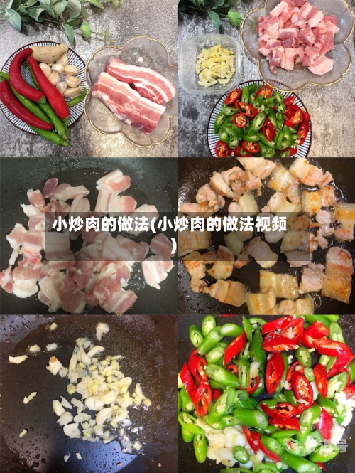 小炒肉的做法(小炒肉的做法视频)
