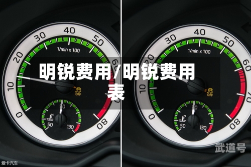 明锐费用/明锐费用表