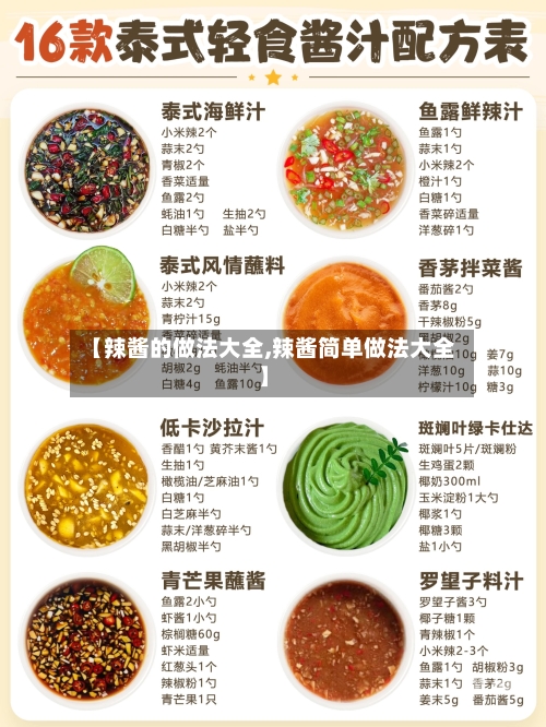 【辣酱的做法大全,辣酱简单做法大全】