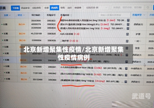 北京新增聚集性疫情/北京新增聚集性疫情病例