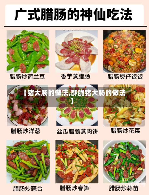 【猪大肠的做法,酥脆猪大肠的做法】