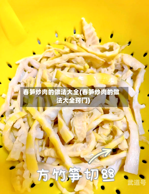 春笋炒肉的做法大全(春笋炒肉的做法大全窍门)