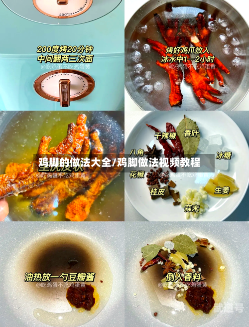 鸡脚的做法大全/鸡脚做法视频教程