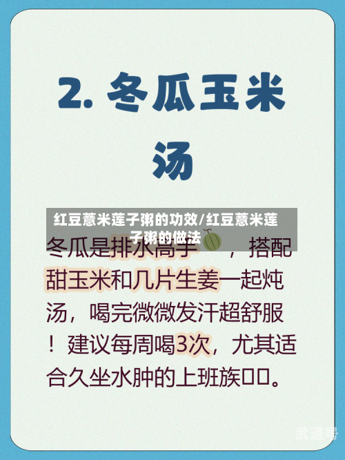 红豆薏米莲子粥的功效/红豆薏米莲子粥的做法
