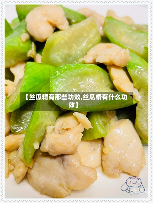 【丝瓜精有那些功效,丝瓜精有什么功效】-第3张图片