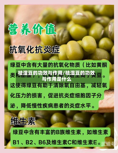 祛湿豆的功效与作用/祛湿豆的功效与作用是什么