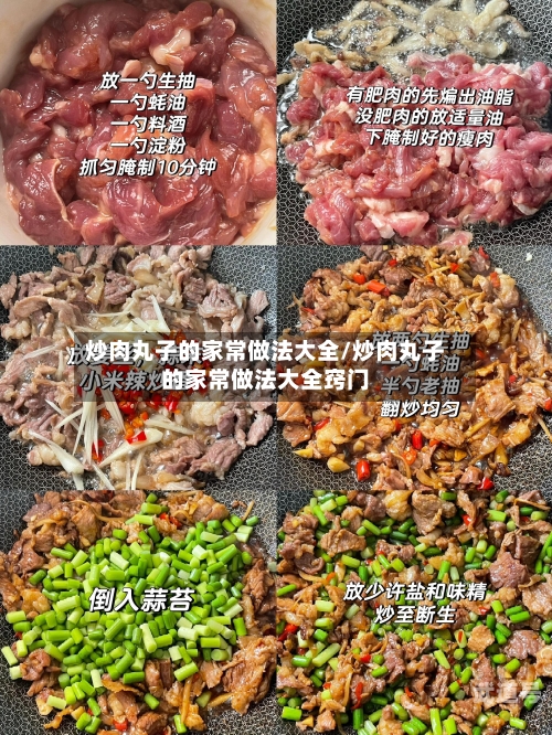 炒肉丸子的家常做法大全/炒肉丸子的家常做法大全窍门