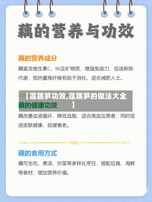【莲藕笋功效,莲藕笋的做法大全】