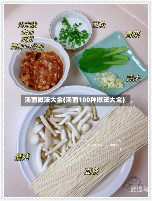汤面做法大全(汤面100种做法大全)