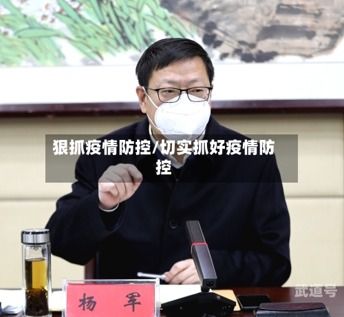 狠抓疫情防控/切实抓好疫情防控