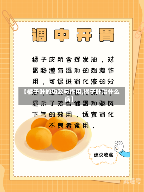【橘子叶的功效与作用,橘子叶治什么病】-第3张图片