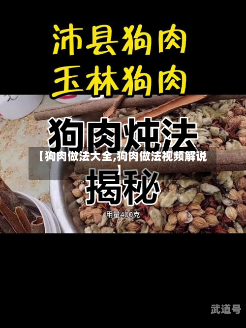 【狗肉做法大全,狗肉做法视频解说】